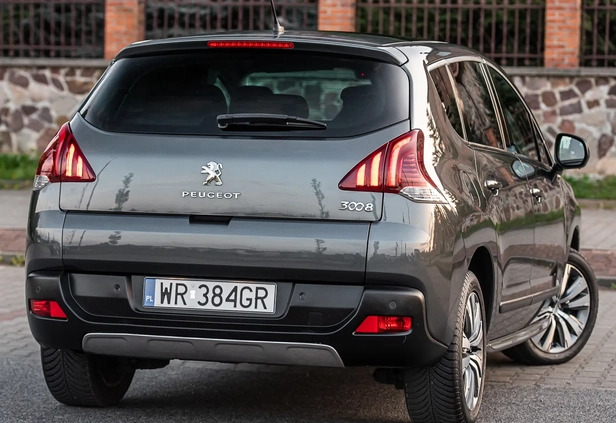 Peugeot 3008 cena 39900 przebieg: 169000, rok produkcji 2014 z Płock małe 497